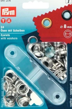 Öljetter<Prym Öljetter 8mm silver