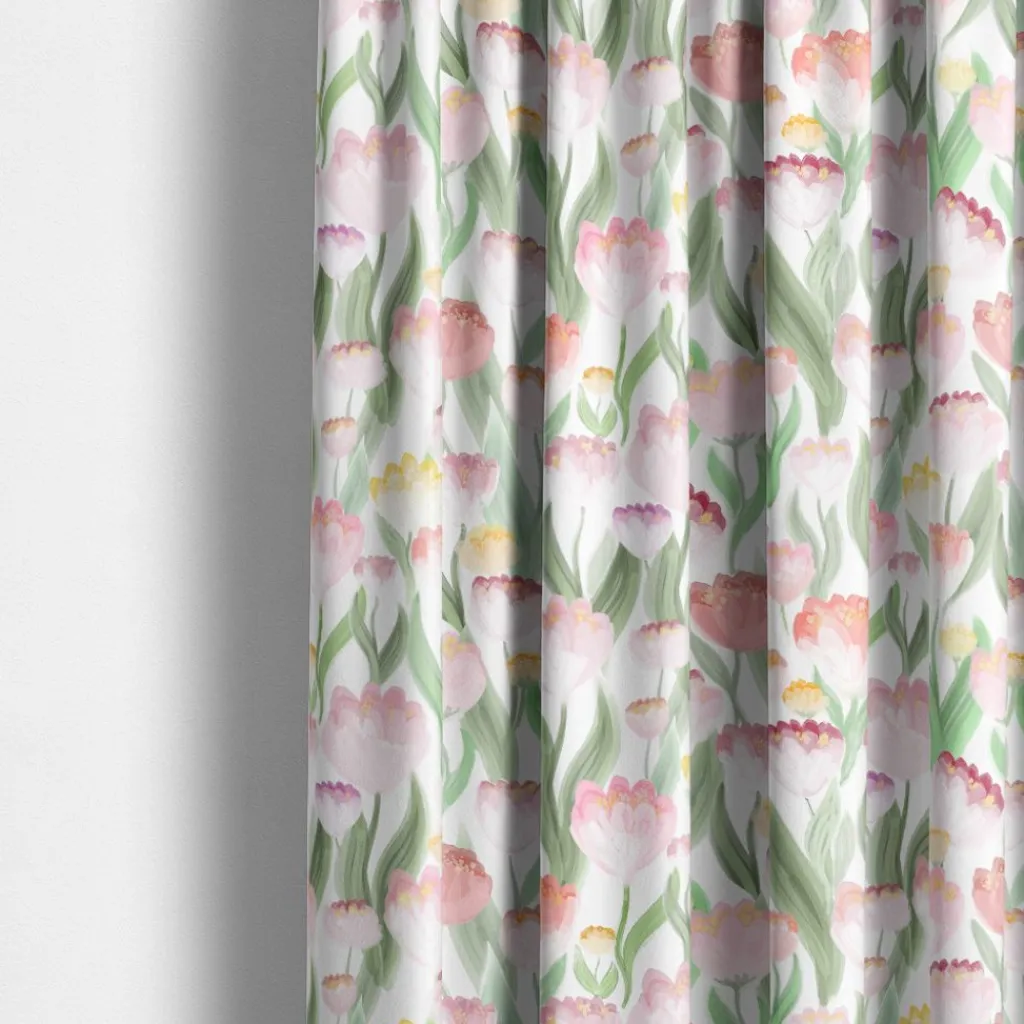 Gardiner Mönstrade<Arvidssons textil Ljuvligt rosa – blommiga gardiner i mjuka blå och lila toner