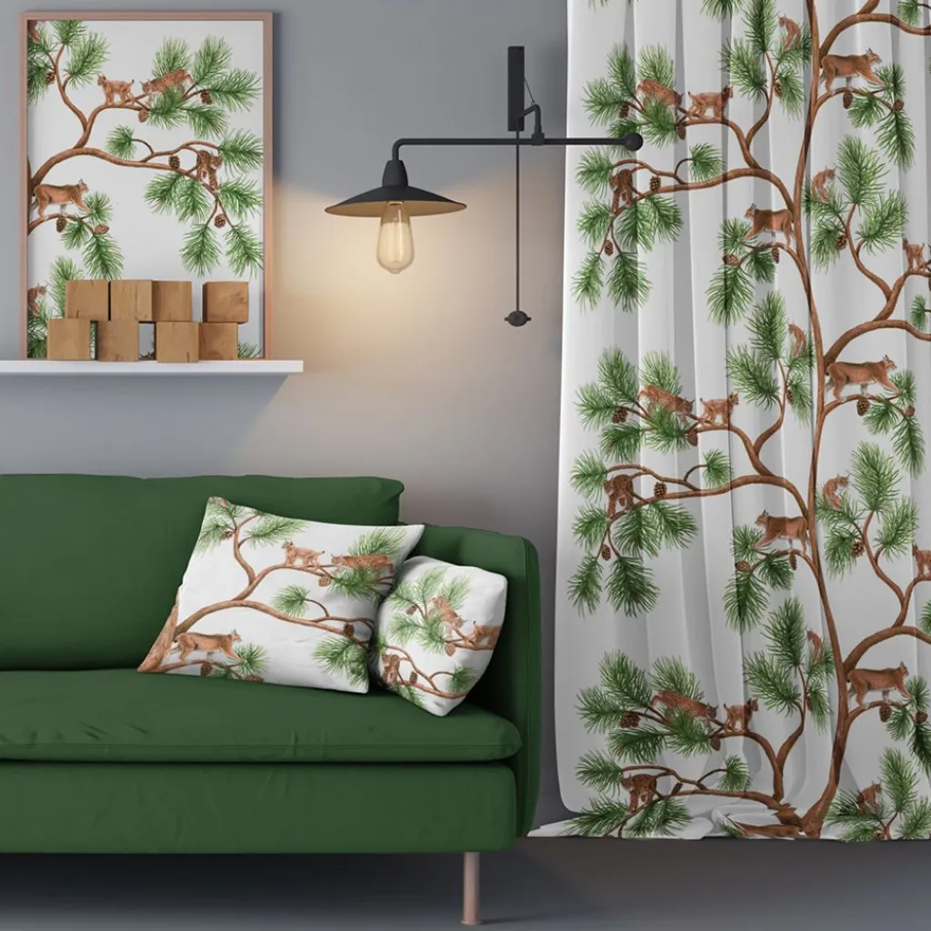 Gardintyger Mönstrade|Arvidssons Textil<Arvidssons textil Loträdet tyg
