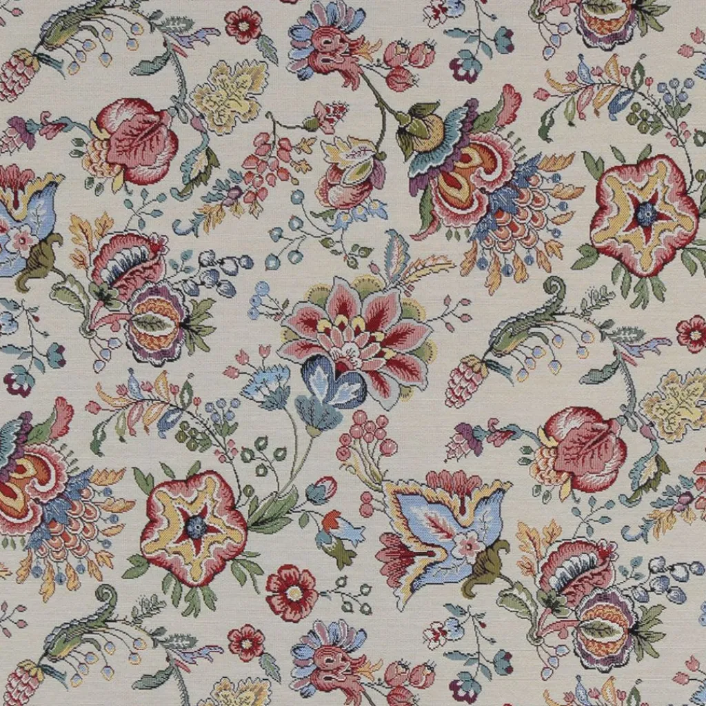 Blommiga Möbeltyger|Mönstrade Möbeltyger<Arvidssons textil Louise möbeltyg