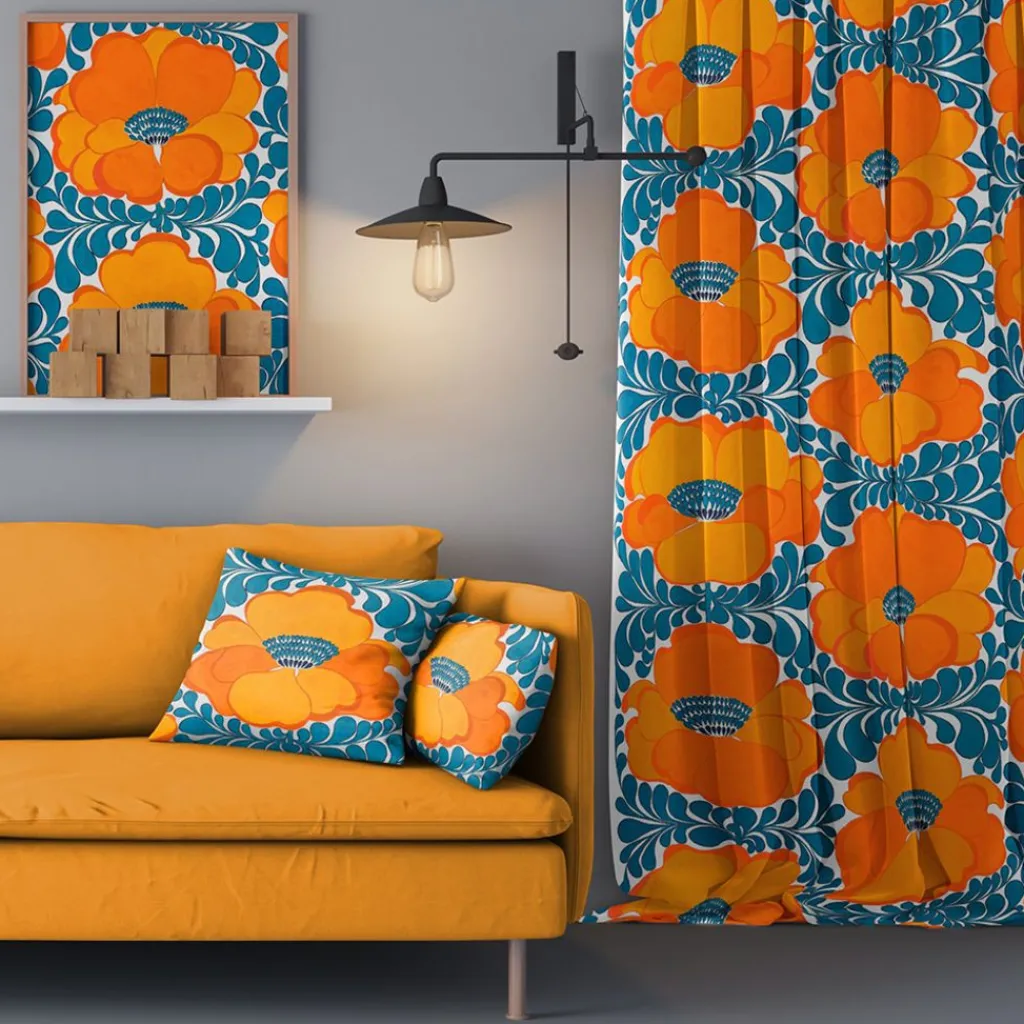 Arvidssons Textil<Arvidssons textil Love blå-orange