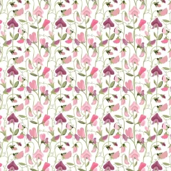 Mönstrade Kuddfodral<Arvidssons textil Luktärt rosa kuddfodral