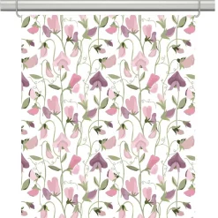 Panelgardiner<Arvidssons textil Luktärt rosa panelgardiner