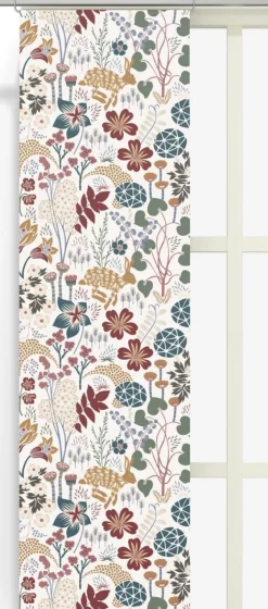 Panelgardiner<Arvidssons textil Lyckeflykt offwhite panelgardiner