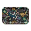 Brickor<Arvidssons textil Lyckeflykt svart bricka 33x21cm