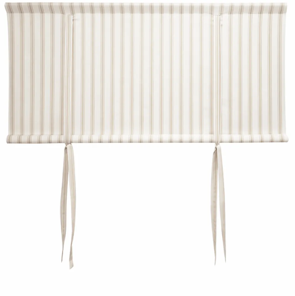 Hissgardiner<Redlunds Madicken beige hissgardin – klassisk randig hissgardin