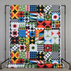 Gardintyger Mönstrade<Nordisk Textil Maxi Blocks tyg – djärv geometrisk design för moderna interiörer