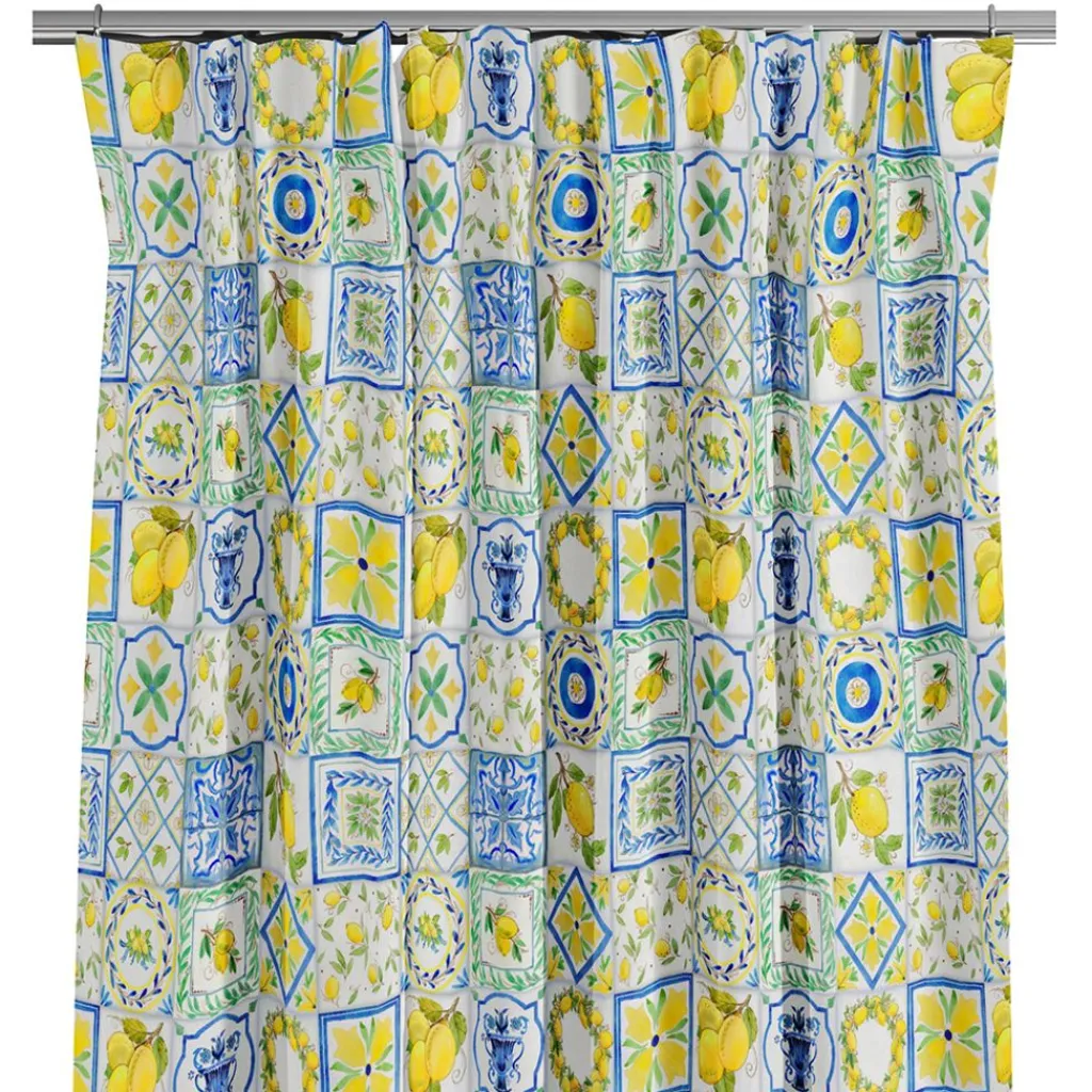 Gardiner Mönstrade<Nordisk Textil Mediterranean Mosaic gardiner
