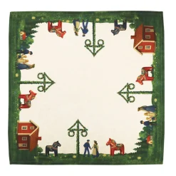 Bordsduk<Redlunds Midsommar 90x90cm bordsduk