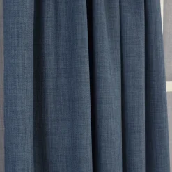 Gardiner Enfärgade< Milo denim gardiner – Tidlös design med fin struktur
