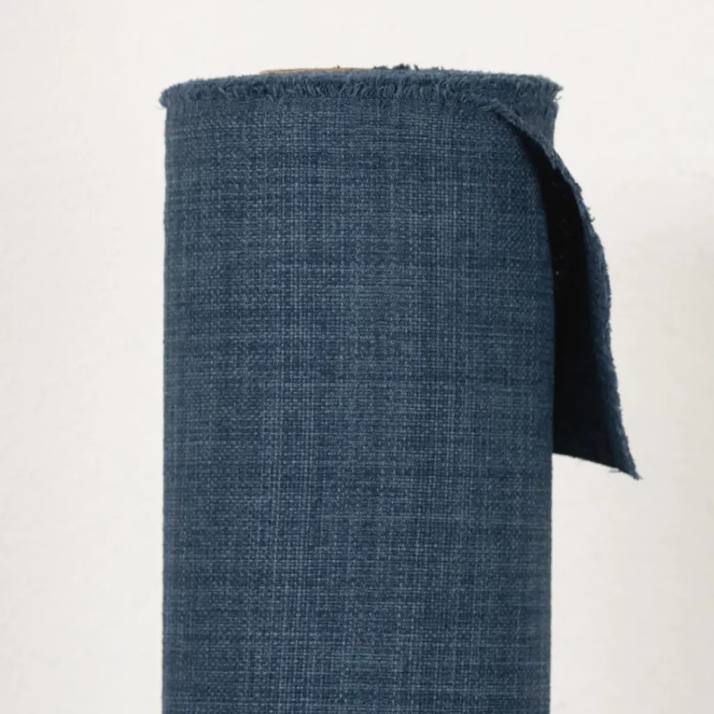 Gardintyger Enfärgade<Nordisk Textil Milo denim gardintyg - Stilrent med fin struktur