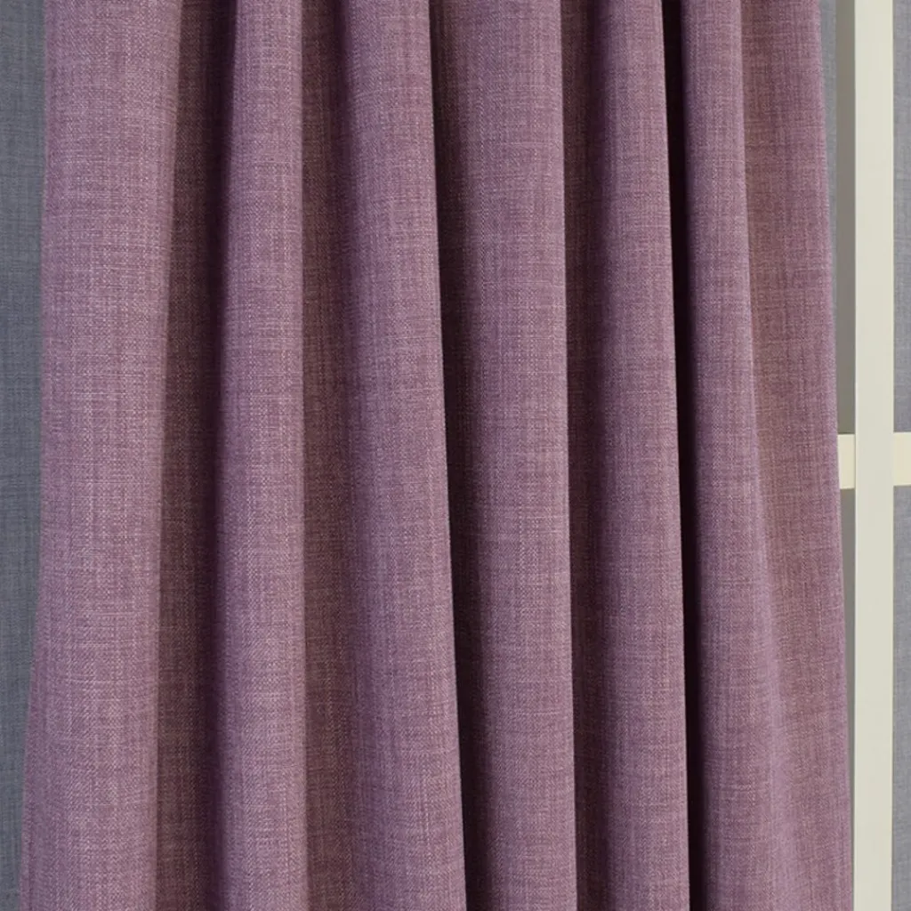 Gardiner Enfärgade<Nordisk Textil Milo grape gardiner – Tidlös design med fin struktur