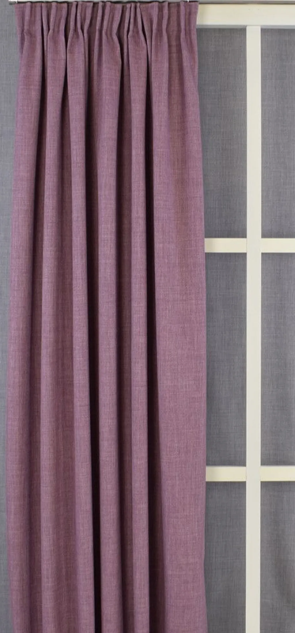 Gardiner Enfärgade<Nordisk Textil Milo grape gardiner – Tidlös design med fin struktur