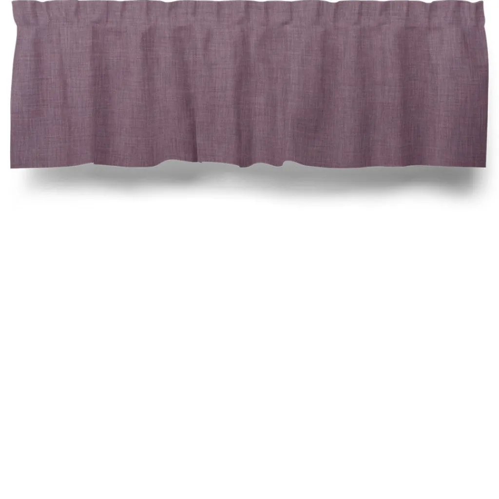 Gardinkappor Enfärgade<Nordisk Textil Milo grape gardinkappa metervara – Tidlös design med fin struktur