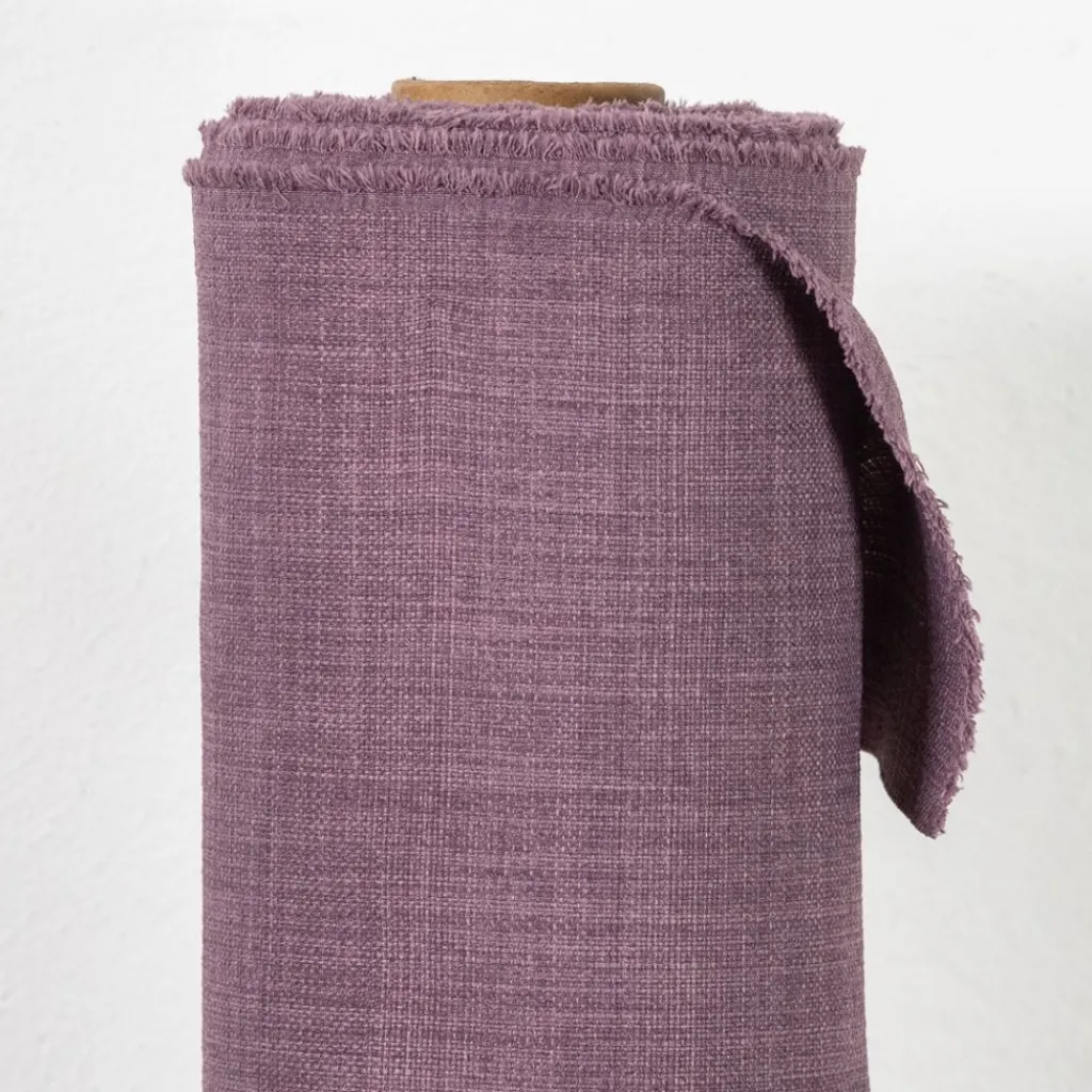 Gardintyger Enfärgade<Nordisk Textil Milo grape gardintyg - Stilrent med fin struktur