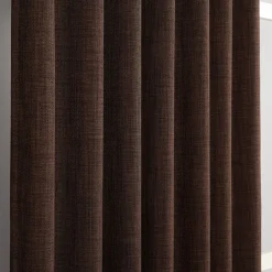 Gardiner Enfärgade< Milo mörkbrun gardiner – Tidlös design med fin struktur