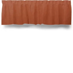 Gardinkappor Enfärgade<Nordisk Textil Milo orange gardinkappa metervara – Tidlös design med fin struktur