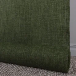 Gardintyger Enfärgade<Nordisk Textil Milo skogsgrön gardintyg - Stilrent med fin struktur