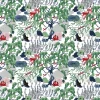 Gardintyger Mönstrade|Arvidssons Textil<Arvidssons textil Mimers brunn grön tyg