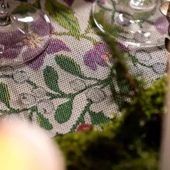 Juldukar|Bordslöpare<Ekelund Mistelkvist löpare 35x120 - s Linneväveri