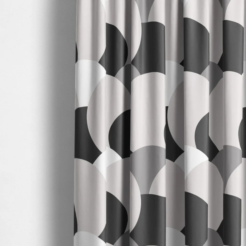 Gardintyger Mönstrade|Arvidssons Textil<Arvidssons textil Månväven grå tyg