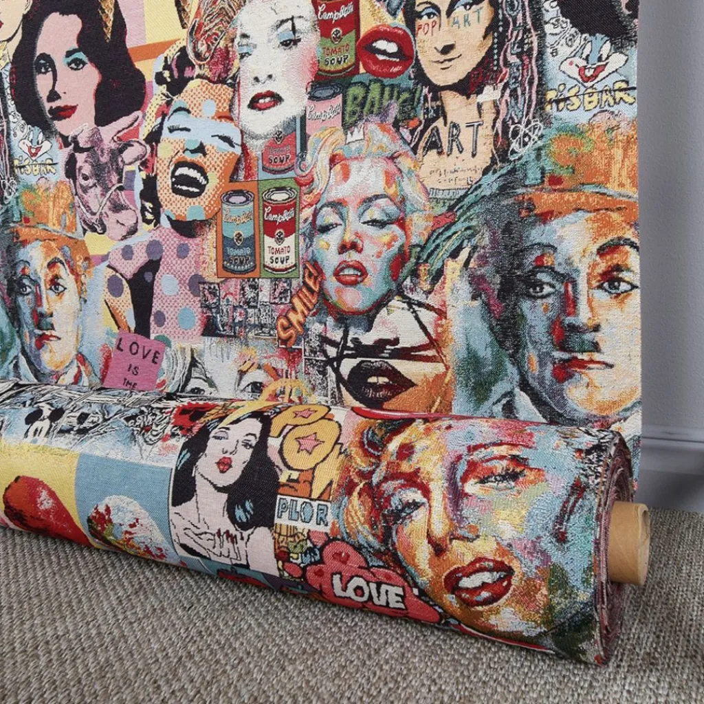 Mönstrade Möbeltyger<Nordisk Textil Mona Lisa gobelängtyg