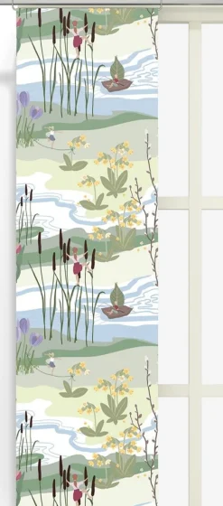 Panelgardiner<Arvidssons textil Naturens lycka pastell panelgardiner