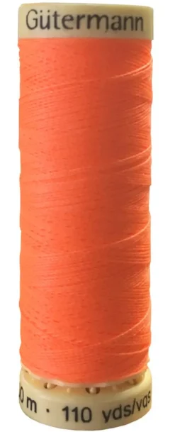 Sytråd<Gutermann Neonorange tråd