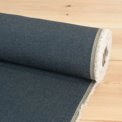 Enfärgade Möbeltyger<Nordisk Textil Newport marinblå enfärgat tyg