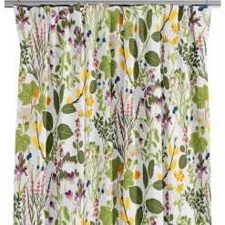 Gardiner Mönstrade<Arvidssons textil Ångermanland blommiga gardiner