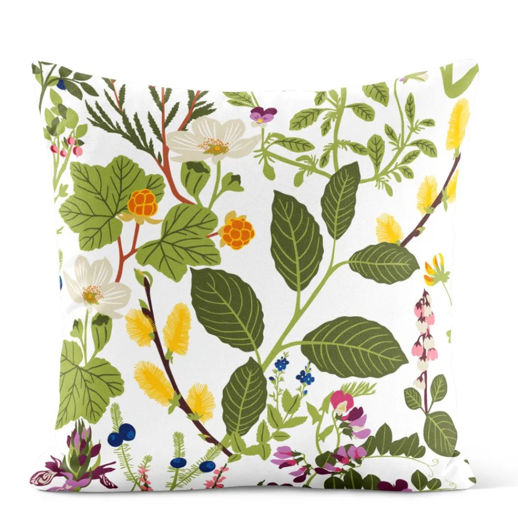 Mönstrade Kuddfodral<Arvidssons textil Ångermanland kuddfodral
