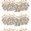 Gardintyger Mönstrade|Arvidssons Textil<Arvidssons textil Ängsmark orange tyg