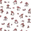Gardintyger Mönstrade|Arvidssons Textil<Arvidssons textil Nisses luva vit tyg