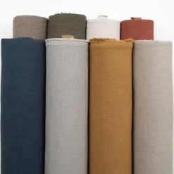 Enfärgade Möbeltyger<Nordisk Textil Normandie Möbeltyg Ljusgrå – Slitstarkt med Linne-look