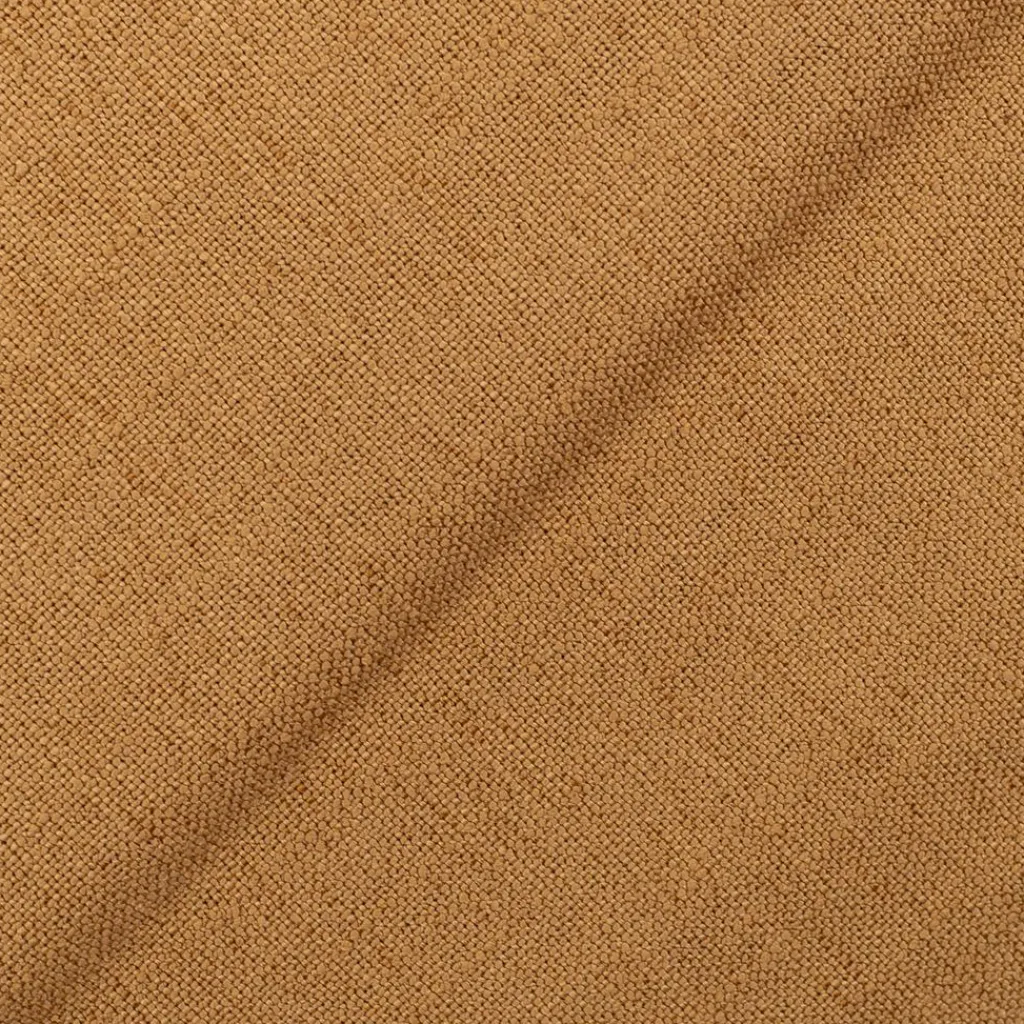 Enfärgade Möbeltyger<Nordisk Textil Normandie Möbeltyg Ockra – Slitstarkt med Linne-look