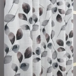 Gardiner Mönstrade<Nordisk Textil Odelia gardin – elegant bladmönstrad gardin i mjuka naturtoner