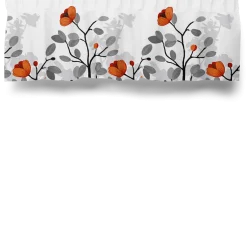 Gardinkappor Mönstrade<Arvidssons textil Ofelia orange gardinkappa metervara