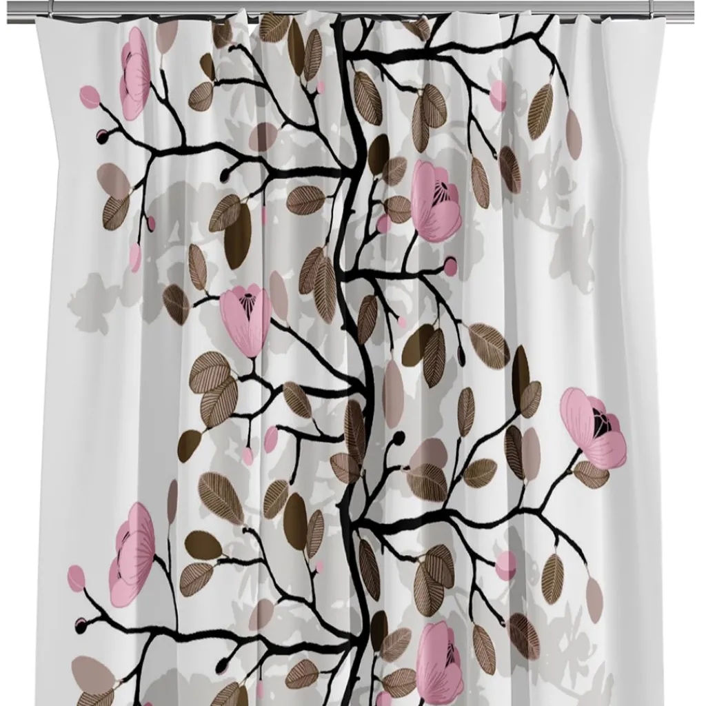 Gardiner Mönstrade<Arvidssons textil Ofelia rosa gardiner