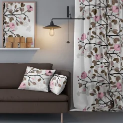 Gardintyger Mönstrade|Arvidssons Textil<Arvidssons textil Ofelia rosa tyg