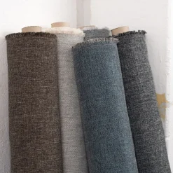 Enfärgade Möbeltyger<Nordisk Textil Omega Sand - Slitstarkt och vävt möbeltyg med melerad struktur