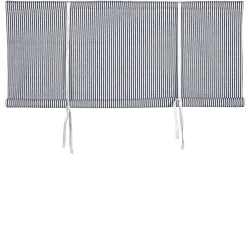 Hissgardiner<Fondaco Oskar navy randig hissgardin