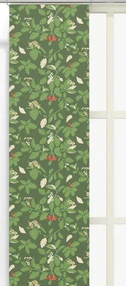 Panelgardiner<Arvidssons textil Oxel grön panelgardiner