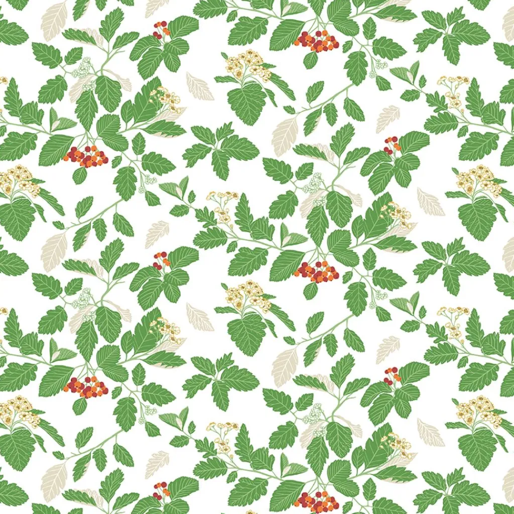 Gardintyger Mönstrade|Arvidssons Textil<Arvidssons textil Oxel offwhite tyg