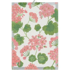 Kökshandduk<Ekelund Pelargonia kökshandduk 35X50 - s Linneväveri