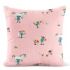 Mönstrade Kuddfodral<Arvidssons textil Pippi med vänner – Kuddfodral Rosa