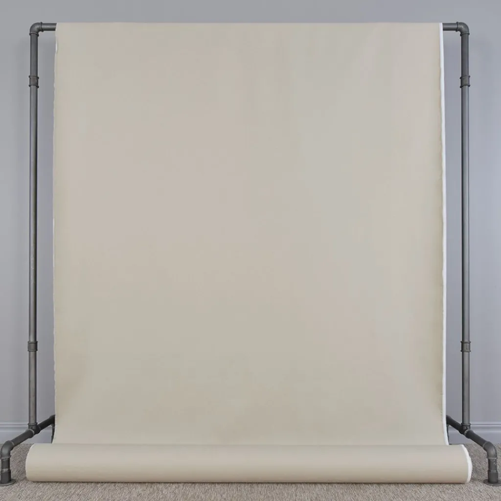Enfärgade Fuskskinn< Plain ljusbeige fuskskinn