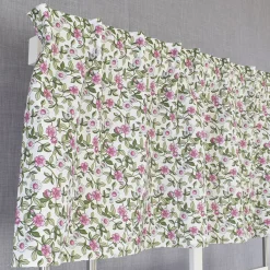Gardinkappor Mönstrade<Arvidssons textil Prästkrage rosa gardinkappa metervara