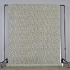 Arts & Crafts Tyger|Gardintyger Mönstrade<Jakobsdals Ramas beige-mint tyg med kvistar och blad