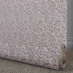 Arts & Crafts Tyger|Gardintyger Mönstrade<Jakobsdals Ramas ljung tyg med kvistar och blad