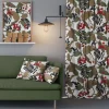 Gardintyger Mönstrade|Arvidssons Textil<Arvidssons textil Rönnkvist brun tyg